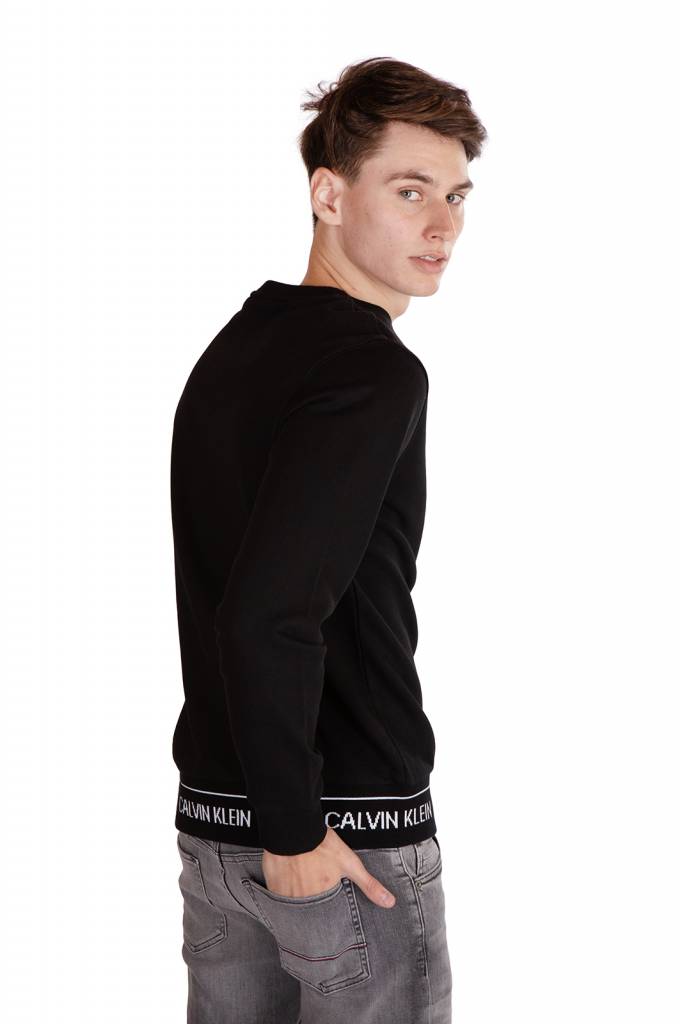 Detal stylizacja calvin klein bluza logo waistband K10K105589 Detal stylizacja calvin klein bluza logo waistband K10K105589
