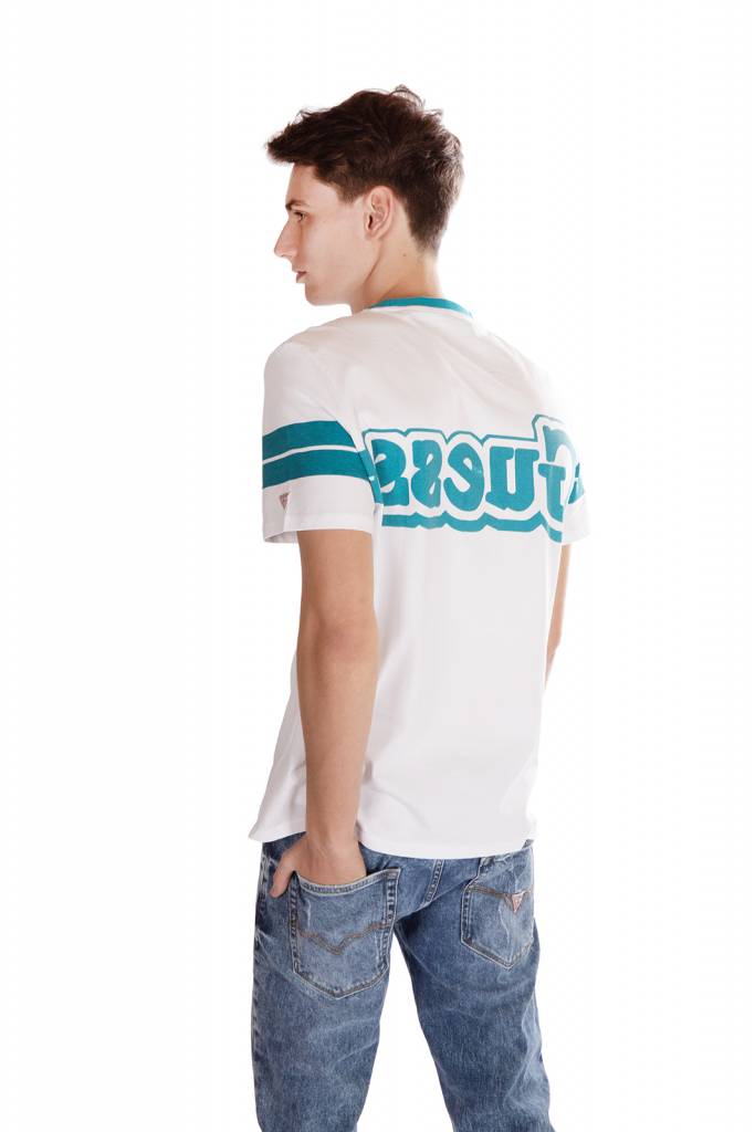 Tył guess t-shirt bars M0YI44 K8FQ0 Tył guess t-shirt bars M0YI44 K8FQ0