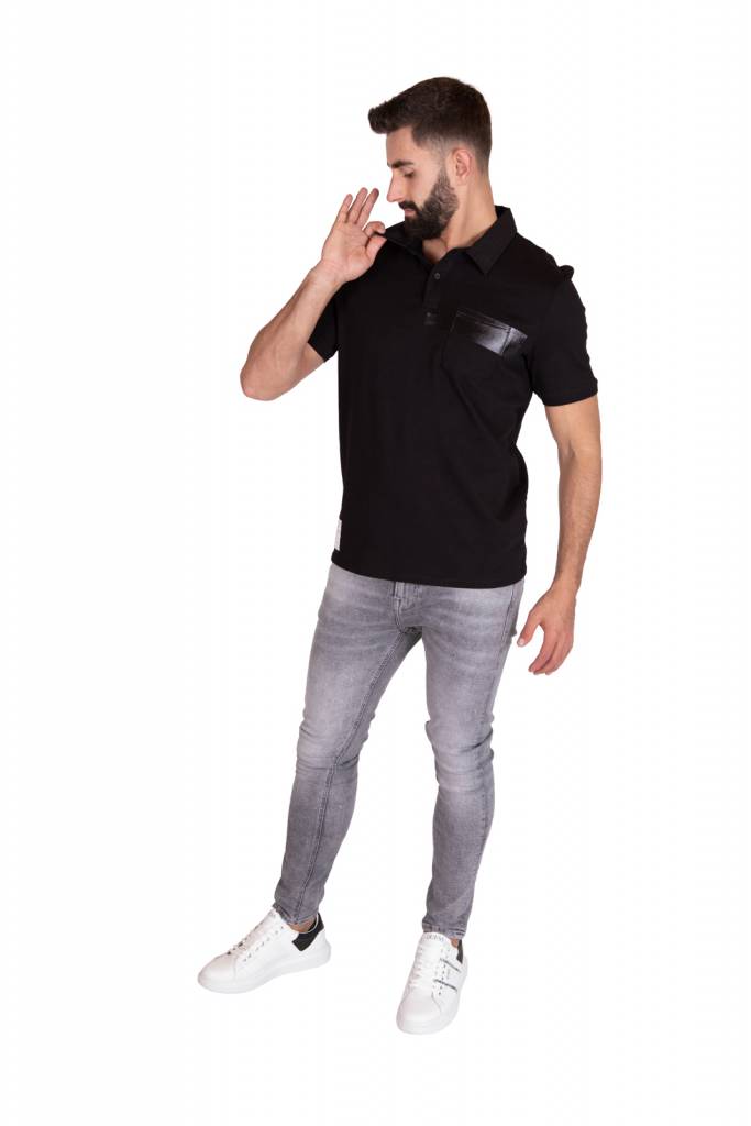 Przód guess polo duke męskie M0YP53 K9WI1 Przód guess polo duke męskie M0YP53 K9WI1