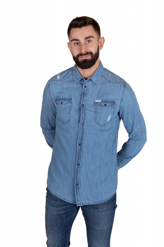 Guess koszula jeansowa truckee M0YH02 D14LM Guess koszula jeansowa truckee M0YH02 D14LM