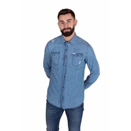 Guess koszula jeansowa truckee M0YH02 D14LM