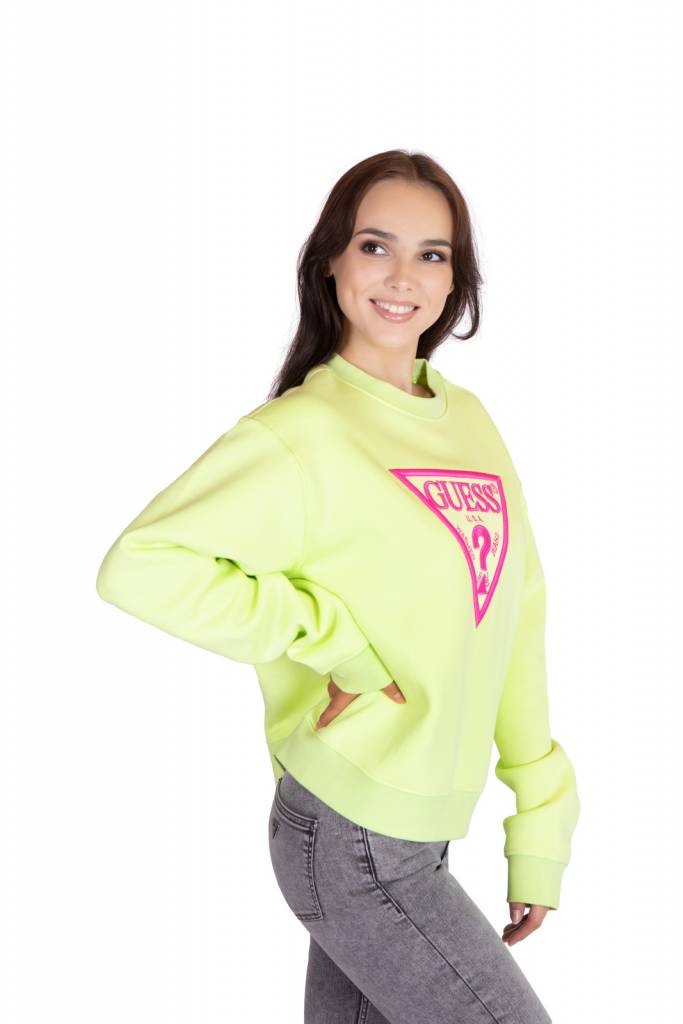 Detal stylizacja guess bluza basic triangle W0YQ50 K9Z20 Detal stylizacja guess bluza basic triangle W0YQ50 K9Z20