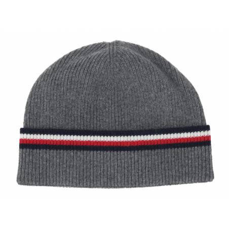 Tył tommy hilfiger czapka horizontal stripe beanie AM0AM06713