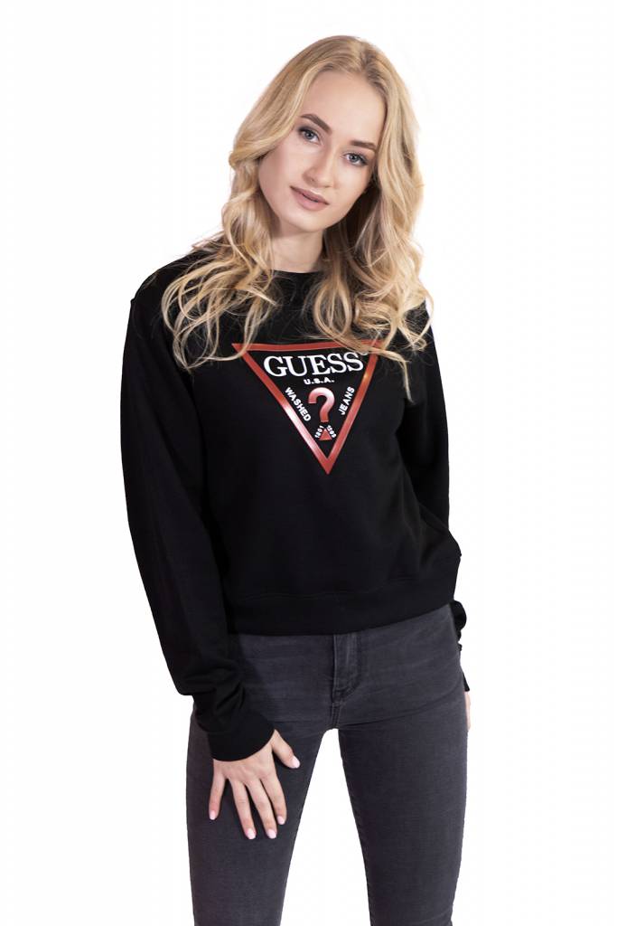 Guess bluza vinyl triangle W0BQ05 K8800 Guess bluza vinyl triangle W0BQ05 K8800