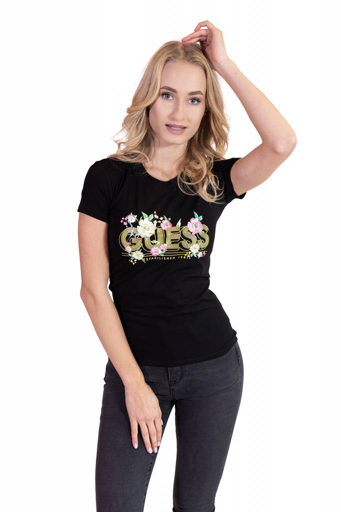 Guess t-shirt damski janel W0BI71 J1300
