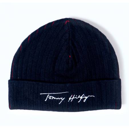Tommy hilfiger czapka signature beanie AM0AM06715