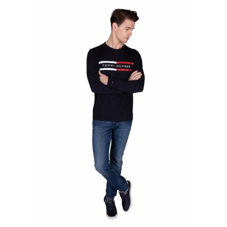 Tommy hilfiger longsleeve corp chest striple tee MW0MW15338