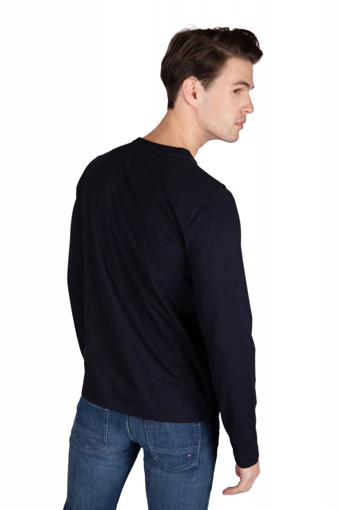 Tył tommy hilfiger longsleeve corp chest striple tee MW0MW15338 Tył tommy hilfiger longsleeve corp chest striple tee MW0MW15338