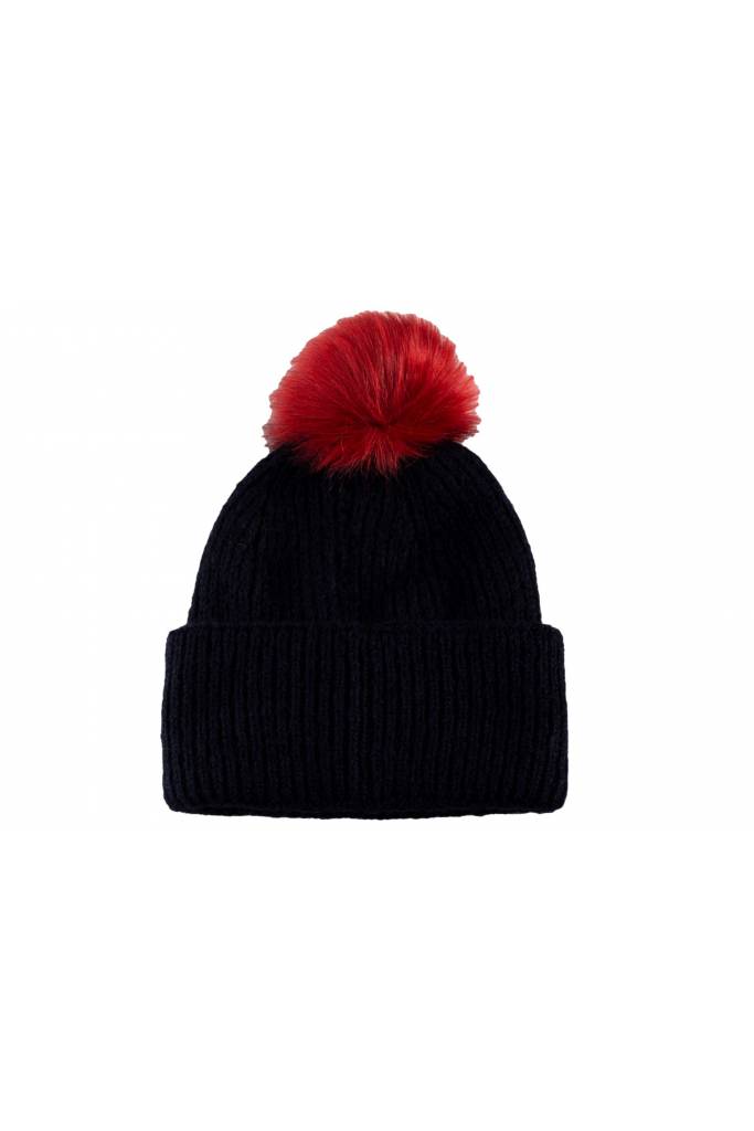 Detal stylizacja tommy hilfiger czapka beanie AW0AW07545