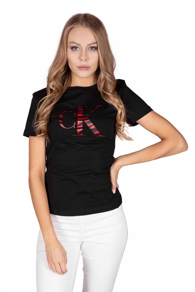 Calvin klein jeans t-shirt damski zebra J20J214793 Calvin klein jeans t-shirt damski zebra J20J214793