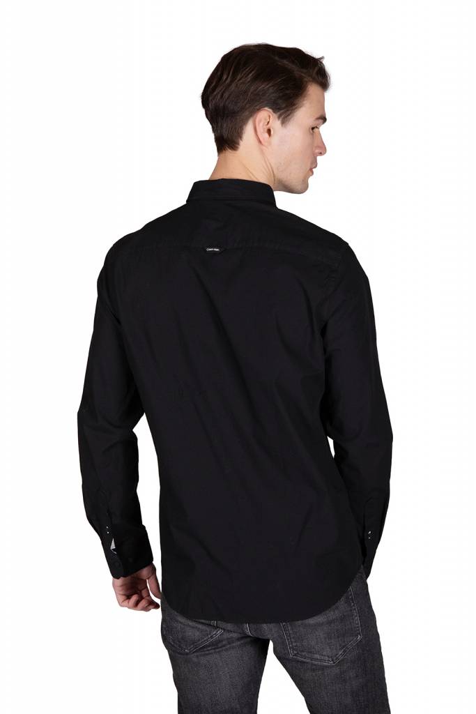 Tył calvin klein koszula stretch poplin K10K105984 Tył calvin klein koszula stretch poplin K10K105984