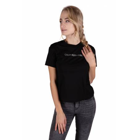 Calvin klein jeans t-shirt damski shrunken J20J214773