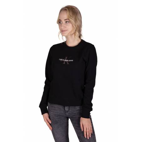 Calvin klein jeans bluza glitter monogram J20J215145