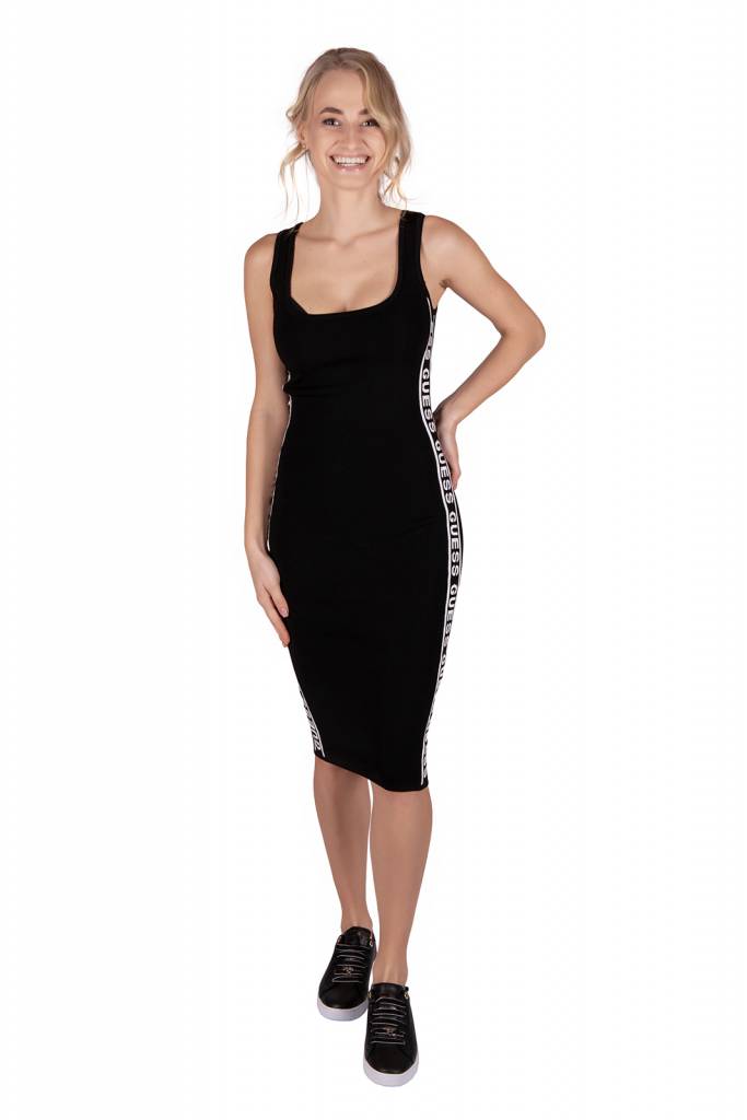 Detal stylizacja guess sukienka geny W01K0W Z2LV0 Detal stylizacja guess sukienka geny W01K0W Z2LV0