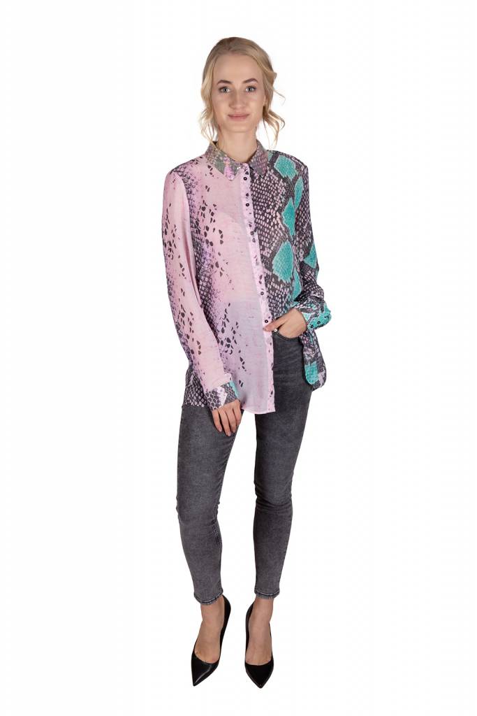 Detal stylizacja guess koszula clouis W0GH0F W70Q0 Detal stylizacja guess koszula clouis W0GH0F W70Q0