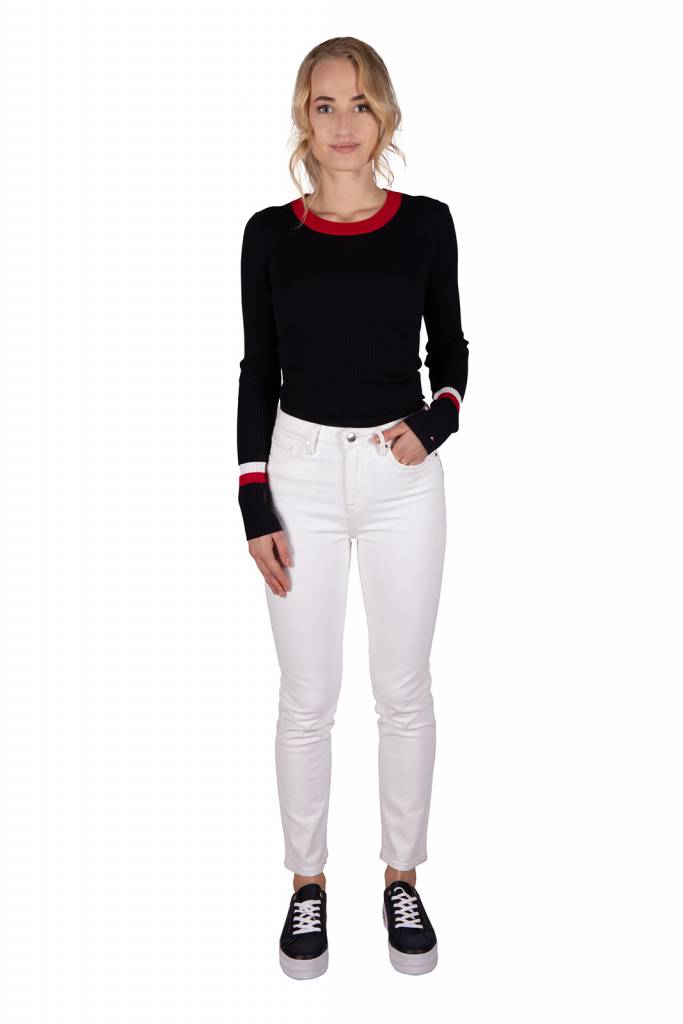 Detal stylizacja tommy hilfiger jeansy damskie WW0WW25116 Detal stylizacja tommy hilfiger jeansy damskie WW0WW25116