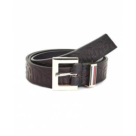 Detal stylizacja tommy hilfiger pasek monogram AW0AW09325
