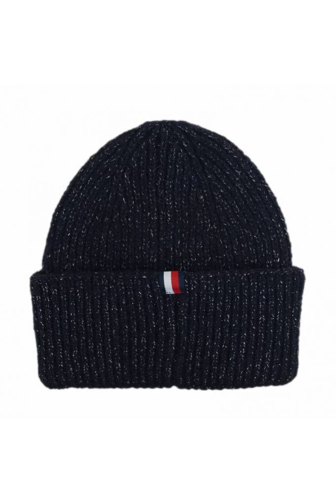 Detal stylizacja tommy hilfiger czapka beanie AW0AW09050 Detal stylizacja tommy hilfiger czapka beanie AW0AW09050