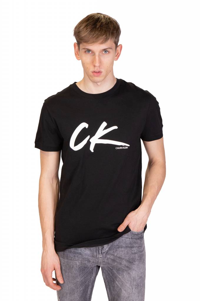 Calvin klein t-shirt męski swimwear retro crew KM0KM00467 Calvin klein t-shirt męski swimwear retro crew KM0KM00467