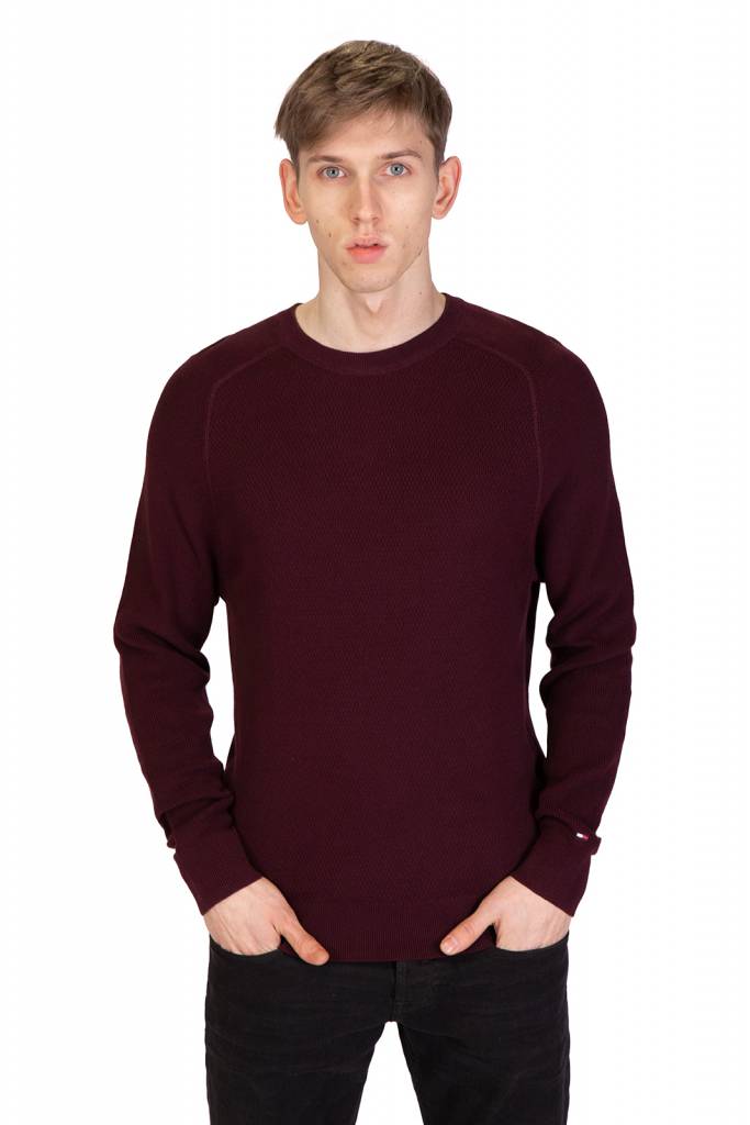 Detal 2 tommy hilfiger sweter męski two structure MW0MW15449 Detal 2 tommy hilfiger sweter męski two structure MW0MW15449