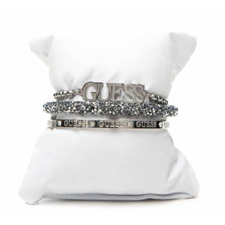 Guess zestaw bransoletek silver UBS20214