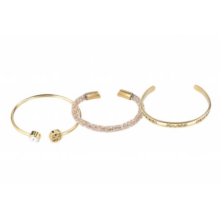 Guess zestaw bransoletek gold UBS20206