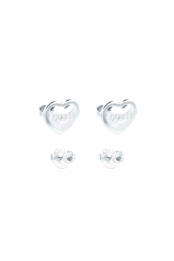 Detal stylizacja guess zestaw kolczyków silver JUBS292 Detal stylizacja guess zestaw kolczyków silver JUBS292