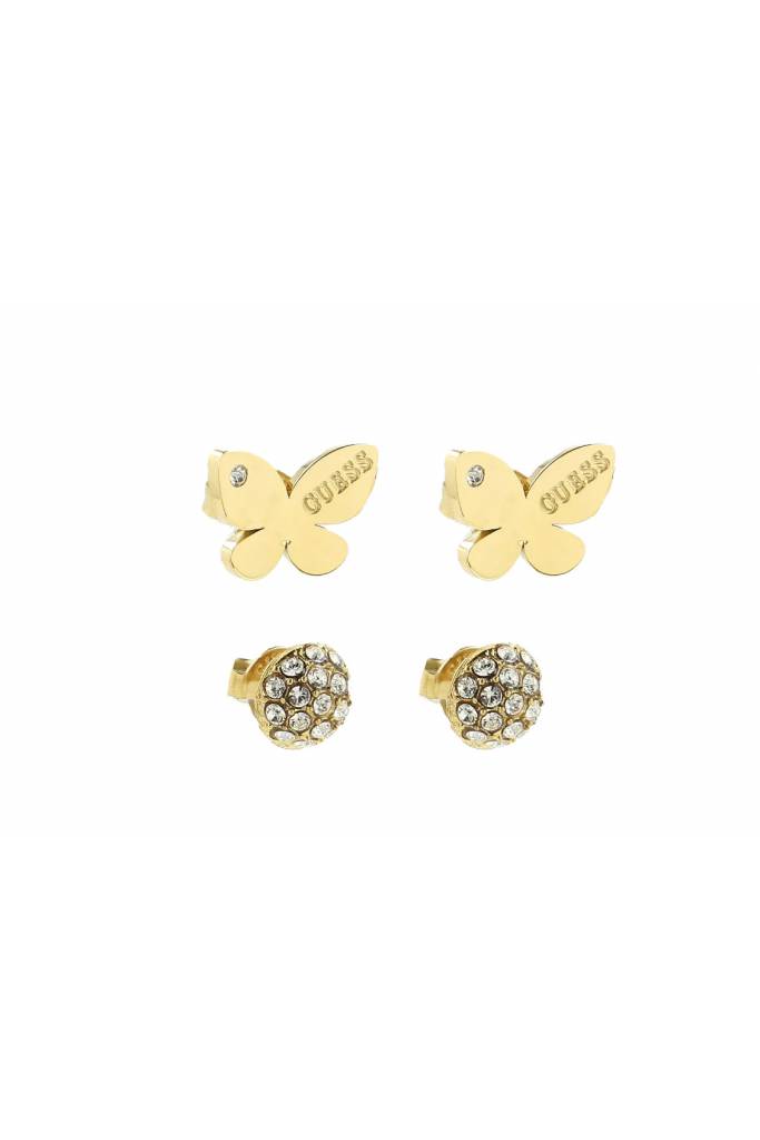 Detal stylizacja guess zestaw kolczyków gold JUBS2915 Detal stylizacja guess zestaw kolczyków gold JUBS2915