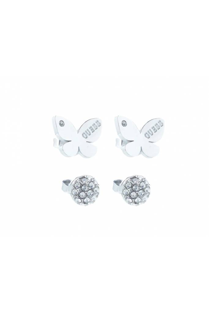 Detal stylizacja guess zestaw kolczyków silver JUBS2917 Detal stylizacja guess zestaw kolczyków silver JUBS2917