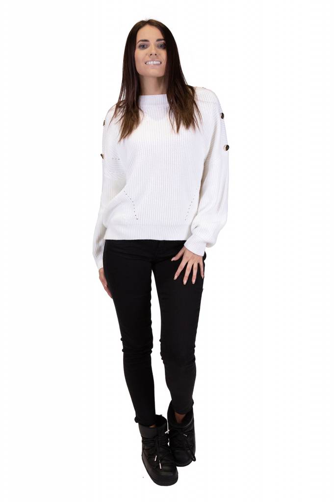 Detal stylizacja guess sweter damski suzanne W01R85 Z2BB0