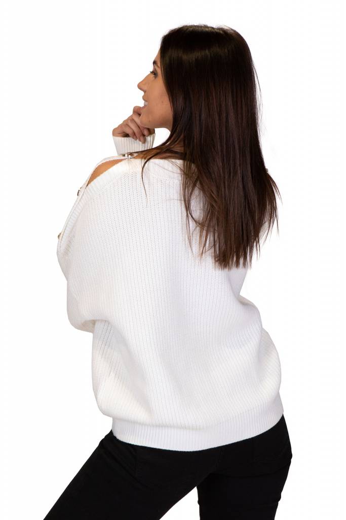 Tył guess sweter damski suzanne W01R85 Z2BB0